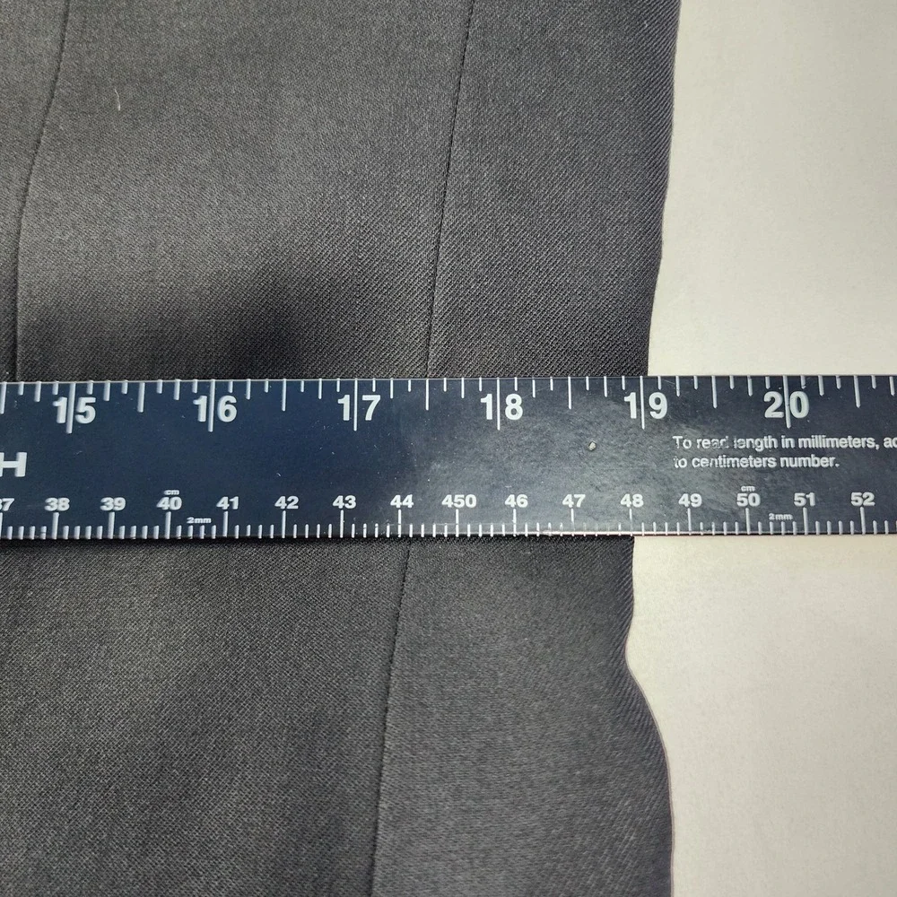 Tommy Hilfiger Mens 38 Long Worsted Wool Blazer Two Button Tailored Classic Gray